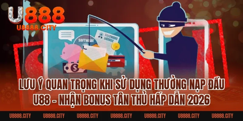 Lưu ý quan trọng khi sử dụng Thưởng Nạp Đầu U88 - Nhận Bonus Tân Thủ Hấp Dẫn 2026